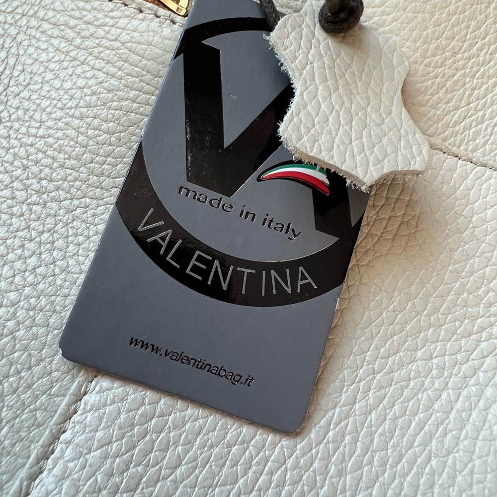 NWT VALENTINA TOTE SATCHEL HANDBAG LEATHER - Picture 8 of 8